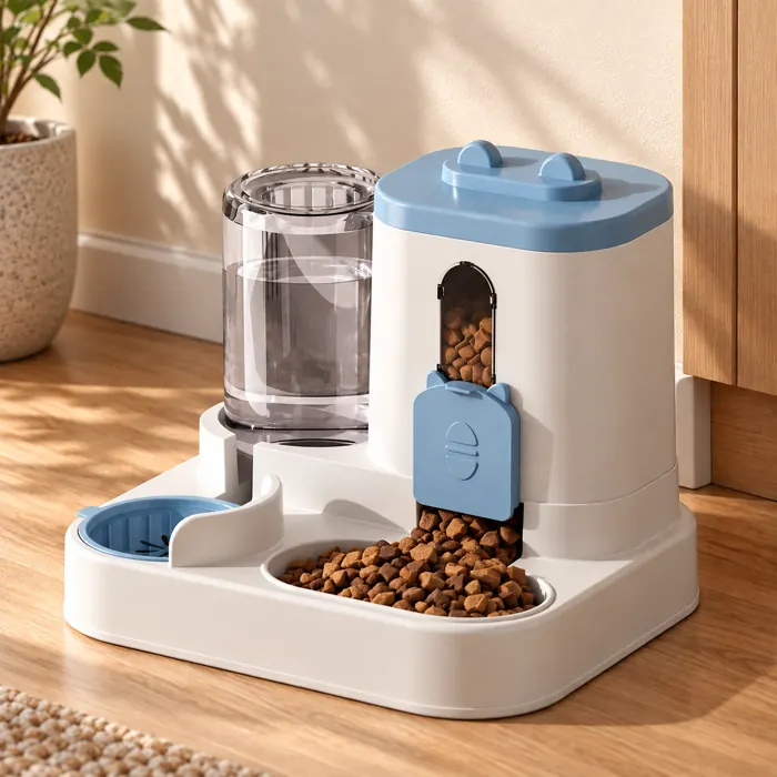 Miau Atelier: Gravity Feeder and Water Station