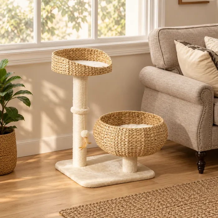 Woven Basket Perch